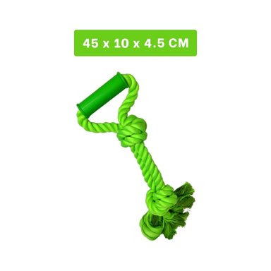 PACK12 CUERDA COMPACTA PARA PERRO CON AGARRADERA DE COLOR VERDE LIMON Y+PAPEL REGALO - 4
