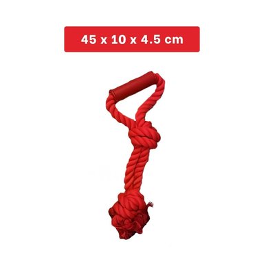 PACK6 ACCESORIO COMPACTO CON SOGA DE ALGODON ROJO PARA USO DIARIO - 4