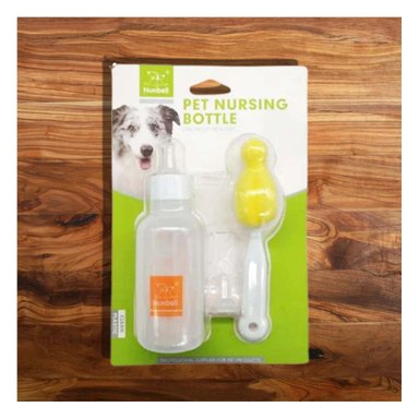 ALIMENTADOR MEDIDOR PARA MASCOTAS 120ML TRANSPARENTE SEGURO Y+LIGAS REGALO - 2