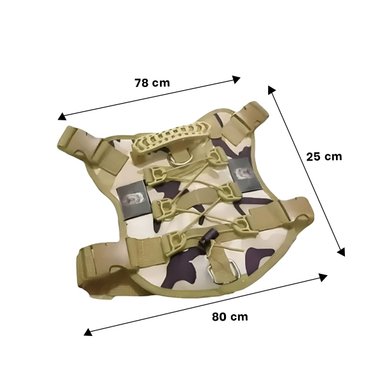 PECHERA RESISTENTE PARA PERRO VERDE CLARO TALLA S TACTICO Y+PAPEL REGALO - 4