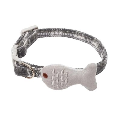 PACK12 CORREA RESISTENTE MODELO PEZ GRIS PARA MASCOTA Y+REGALO STICKER - 2