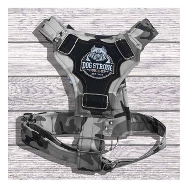 CHALECO PARA PERRO DOG STRONG NEGRO TALLA L REFORZADO Y COMODO Y+PAPEL REGALO - 2