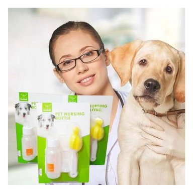 PACK6 ALIMENTADOR PORTATIL 120ML TRANSPARENTE PARA MASCOTAS - 2