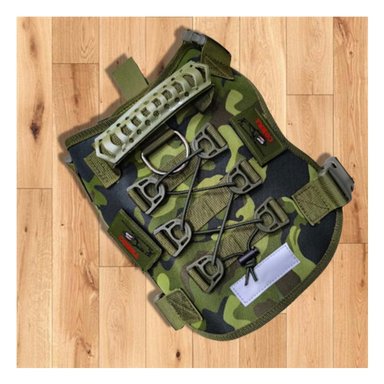 EQUIPO CANINO VERDE OSCURO TALLA S MODELO TACTICO DURABLE - 1