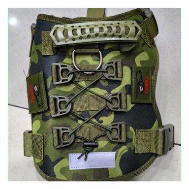 EQUIPO CANINO VERDE OSCURO TALLA S MODELO TACTICO DURABLE - 2