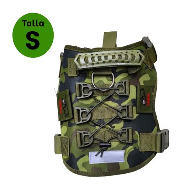 EQUIPO CANINO VERDE OSCURO TALLA S MODELO TACTICO DURABLE - 4