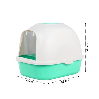 PACK4 ARENERO CUBIERTO DE GATO VERDE CAT PARA CASA MODERNA Y+PAPEL REGALO - 4