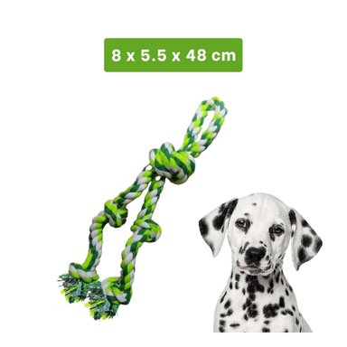 PACK2 CINTA DE ENTRENAMIENTO PARA DIVERSION Y ENERGIA DE PERROS VERDE Y+PAPEL REGALO - 4