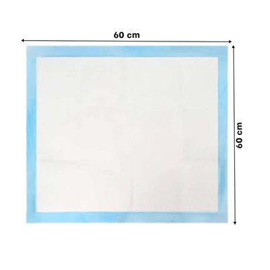 PACK4 IMPLEMENTO DE PISO 60X60 TALLA L CELESTE PARA MASCOTAS USO DIARIO EN CASA Y+PAPEL REGALO - 4