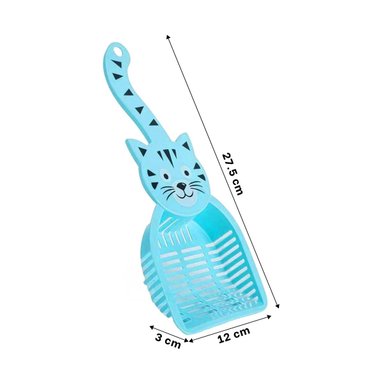PACK12 HERRAMIENTA PORTATIL CARA DE GATO AZUL PARA HOGAR Y JARDIN BLANCO Y+REGALO STICKER - 4