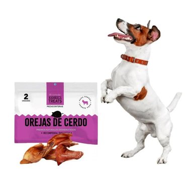 CHICHARRONES NATURALES DESHIDRATADOS SNACK DELICIOSO PARA MASCOTAS Y+PAPEL REGALO - 1