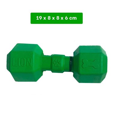 PACK2 ENTRETENEDOR DE CAUCHO PESAS PARA PERRO VERDE SEGURO Y ACTIVO FUERTE Y+REGALO STICKER - 4