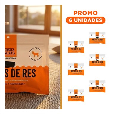 PACK6 APERITIVOS EN AROS DE CARNE DE RES 5 UNID - 1