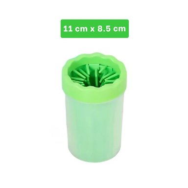 PACK4 HERRAMIENTA PARA LIMPIAR PATAS DE MASCOTA VERDE DISEÑO COMPACTO Y+REGALO STICKER - 4