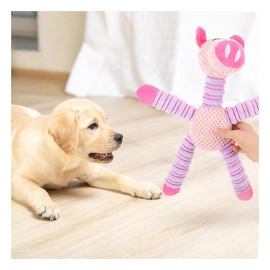 PACK2 KIT PEQUENO PARA MASCOTAS EN FORMA DE CHANCHO ROSADO Y LILA RECOMENDADO - 2