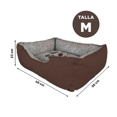 PACK6 ESPACIO DE DESCANSO CON TELA RESISTENTE Y RELLENO SUAVE TALLA M MARRON Y+REGALO STICKER - 4