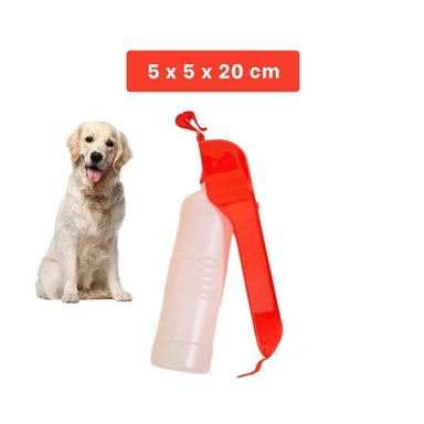 PACK4 ACCESORIO COMPACTO ROJO PARA MASCOTA EN PASEOS Y VIAJES - 4