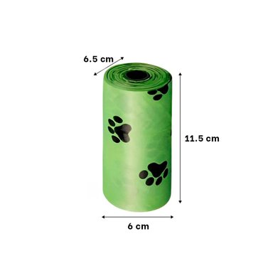 PACK12 ELEMENTO VERDE DE BOLSA BIODEGRADABLE PARA USO EXTERIOR - 4