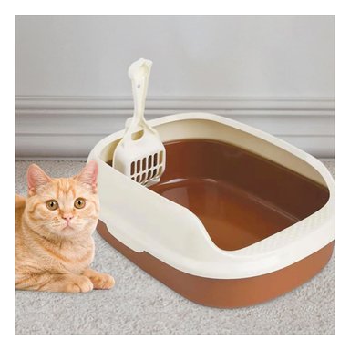 PACK4 SISTEMA MARRON PARA GATO CON LADOS MEDIOS ALTOS MAS PALA CERNIDORA Y+PAPEL REGALO - 5