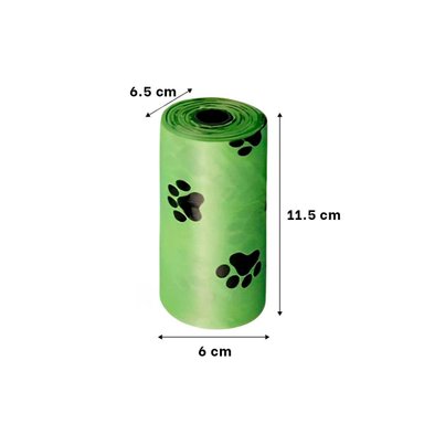 COMPLEMENTO DE BOLSA BIODEGRADABLE VERDE PARA MASCOTA ACTIVA Y+REGALO STICKER - 4