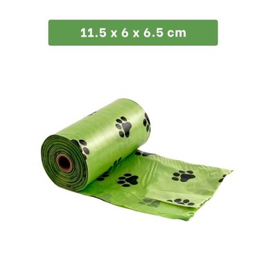 PACK4 MODULO VERDE DE BOLSA BIODEGRADABLE PARA MASCOTA Y+PAPEL REGALO - 4