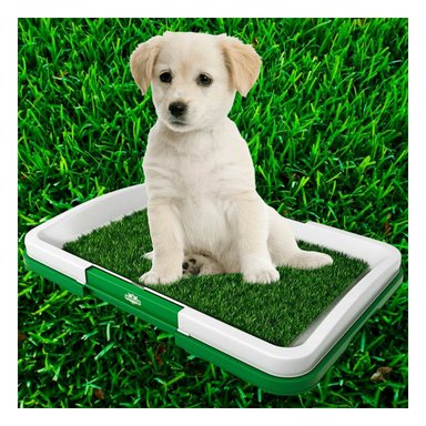 SISTEMA HIGIENICO PARA PERROS CACHORRO BLANCO RESISTENTE PARA INTERIOR Y+REGALO STICKER - 5