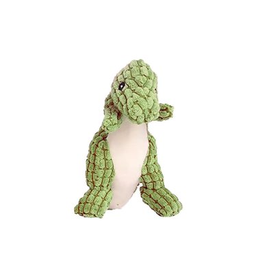 MUNECO DE TELA DINOSAURIO VERDE CLARO PARA MASCOTA CON RELLENO BLANDO Y+REGALO STICKER - 3