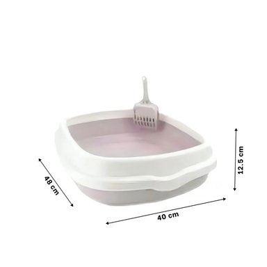 PACK4 SISTEMA LILA PARA GATO CON PALA CERNIDORA 48X40X12,5 Y+PAPEL REGALO - 4