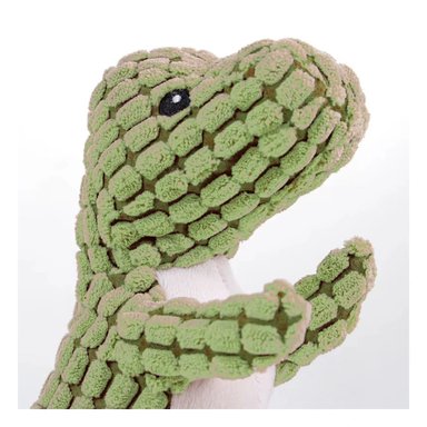 PACK4 FIGURA DECORATIVA DE DINOSAURIO VERDE CLARO PARA MASCOTA EN CASA - 5