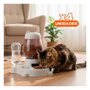 PACK4 ALIMENTO COMBINADO PET GATO BLANCO BLANCO PRACTICO - 1