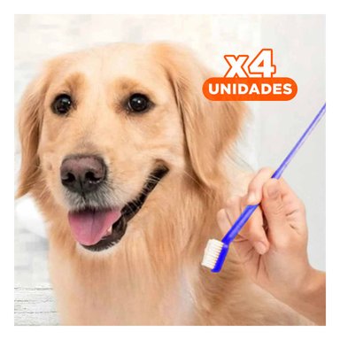 PACK4 EQUIPO DENTAL MASCOTAS 3 PIEZAS LIMPIEZA PROFUNDA Y COMODA - 1