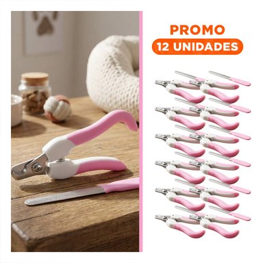 PACK12 HERRAMIENTA DE GROOMING PARA UN AMBIENTE DE MUCHA PAZ ROSADO GRANDE Y+REGALO STICKER - 1