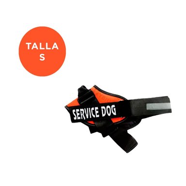 PACK6 ARNES DE PASEO SERVICE DOG TALLA S ANARANJADO MASCOTA URBANA Y+PAPEL REGALO - 4