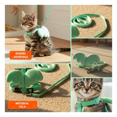 ARNES REGULABLE PET CON ALITAS PEQUENAS TURQUESA PARA PERROS PEQUENOS - 5