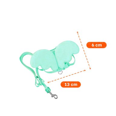 PACK12 CHALECO PET TURQUESA CON ALITAS PEQUENAS LIGERO Y AJUSTABLE - 4