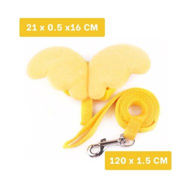 PROTECTOR AMARILLO PET CON ALITAS PEQUENAS LIGERO Y COMODO Y+REGALO STICKER - 4