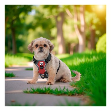 PECHERA LIGERA PARA PERRO ROJO TALLA M COMODA Y PRACTICA EN CADA SALIDA Y+PAPEL REGALO - 5
