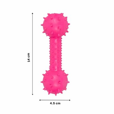 PACK4 HUESO ROSADO TEXTURIZADO PARA ESTIMULAR JUEGO INDEPENDIENTE Y+REGALO STICKER - 4