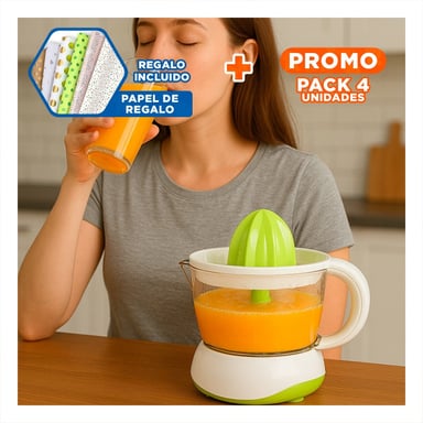 PACK4 PRENSA PROFESIONAL BLANCO CON VERDE EN PLASTICO DURABLE Y+PAPEL REGALO - 1