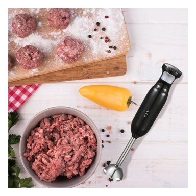 PACK2 LICUADORA DE MANO COLOR NEGRO CON POTENCIA DE 300W TIPO INMERSION PARA RECETAS VARIADAS - 3