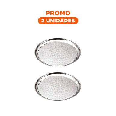 PACK2 BASE DE SERVICIO 45 CM X 45 CM CON ESTRUCTURA FIRME PARA COMIDA - 1