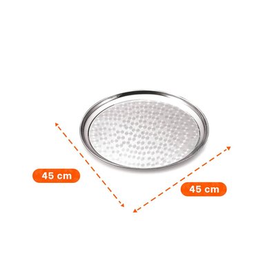 PACK2 BASE DE SERVICIO 45 CM X 45 CM CON ESTRUCTURA FIRME PARA COMIDA - 4