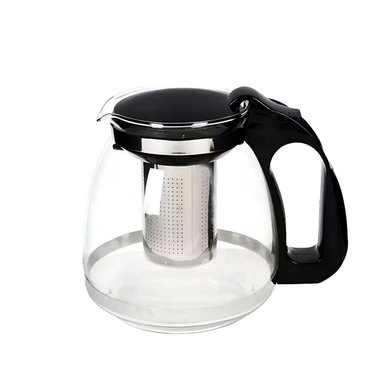 PACK12 CAFETERA COMPACTA PORTATIL DE VIDRIO CON FILTRO 1.5 LT PARA INFUSIONES Y+REGALO STICKER - 2