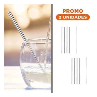 PACK2 COMBO METAL 4 CANITAS Y 1 LIMPIA CANITA PLATEADO PARA DECORACION BLANCA HOGAR - 1