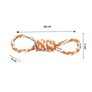 PACK2 ACCESORIO DE MORDIDA CON 4 NUDOS CON TONO ANARANJADO DE GRAN BRILLO - 4