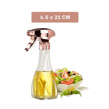 PACK6 ATOMIZADOR DE ACEITE SPRAY 240ML ORO ROSA COMODO ROCIAR ACEITE Y+REGALO STICKER - 4