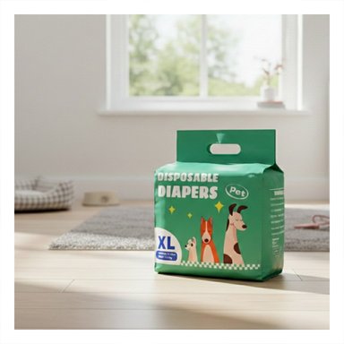 CAPA DESECHABLE QUE BRINDA PROTECCION TOTAL PERRO MACHO XL VERDE Y+PAPEL REGALO - 2
