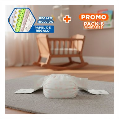 PACK6 FAJA PRACTICA Y SUAVE PARA USO DIARIO PERRO HEMBRA L ROSADO Y+PAPEL REGALO - 1