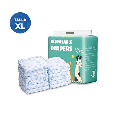 CAPA DESECHABLE HIGIENICA Y FACIL DE CAMBIAR PARA EL PERRO MACHO XL VERDE - 4
