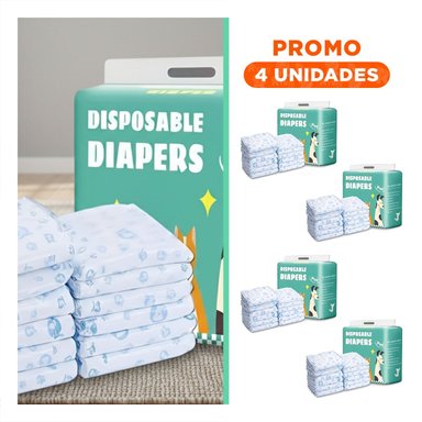 PACK4 CINTURON HIGIENICO CON MATERIAL ABSORBENTE PERRO MACHO TALLA L VERDE Y+REGALO STICKER - 1